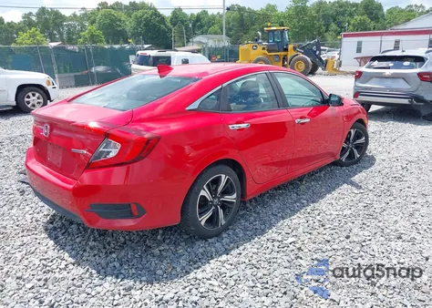 2016 Honda Civic Touring из США, поврежденный, VIN 2HGFC1F91GH658611